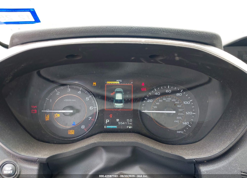 2019 SUBARU CROSSTREK VIN: JF2GTAEC5K8211120