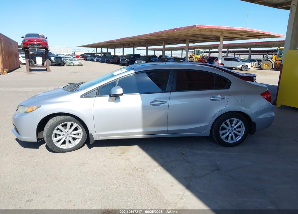 2012 HONDA CIVIC EX-L VIN: 2HGFB2F9XCH526174