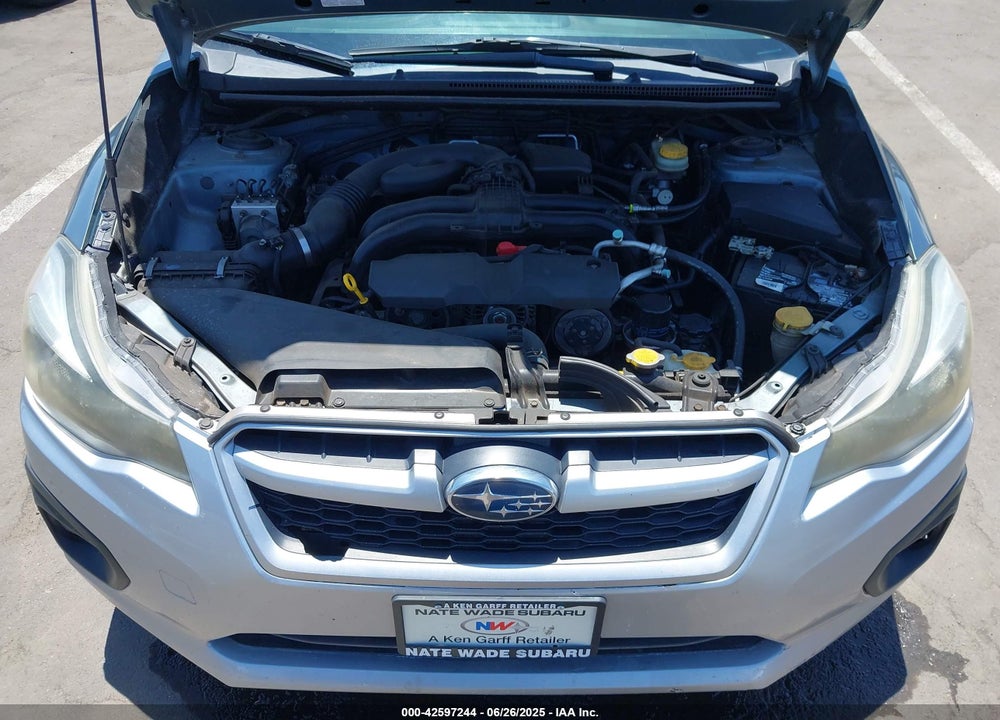 2012 SUBARU IMPREZA VIN: JF1GPAL6XCG214964