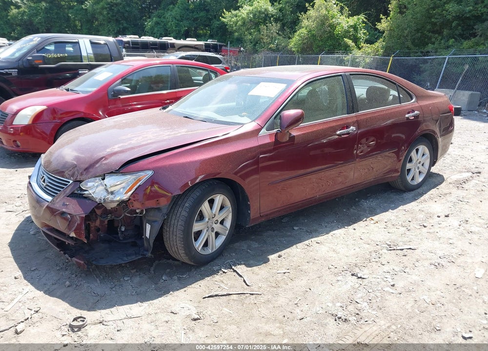 2008 LEXUS ES350 VIN: JTHBJ46G582264234