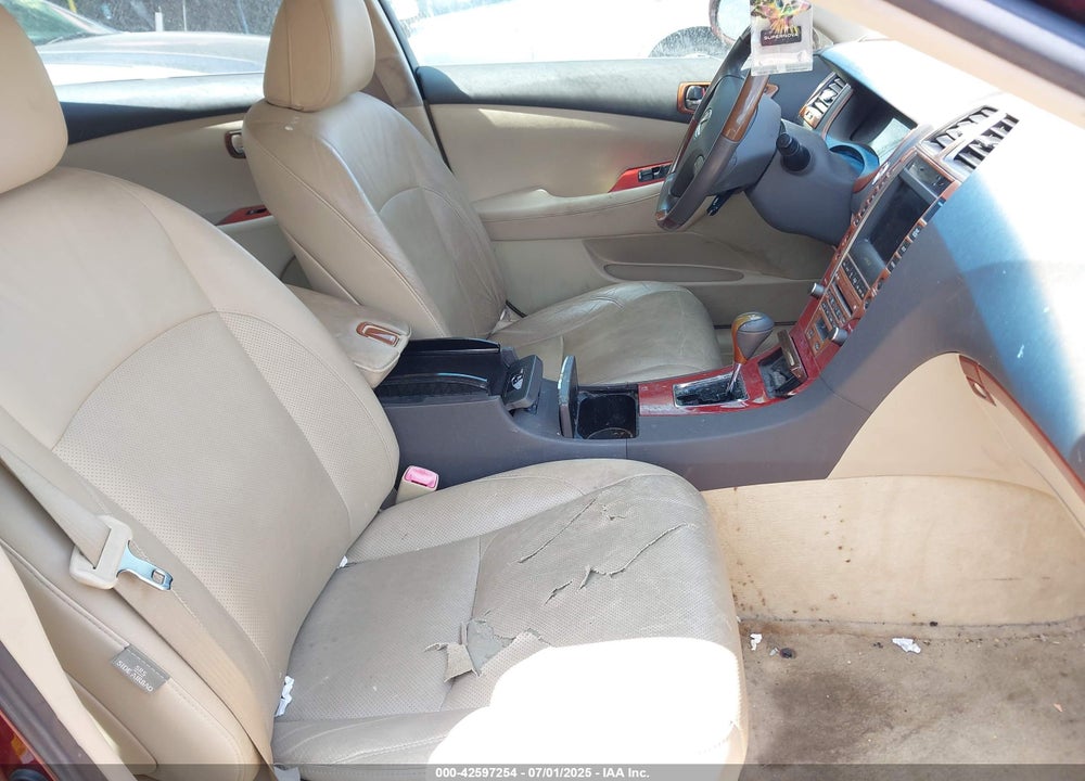 2008 LEXUS ES350 VIN: JTHBJ46G582264234
