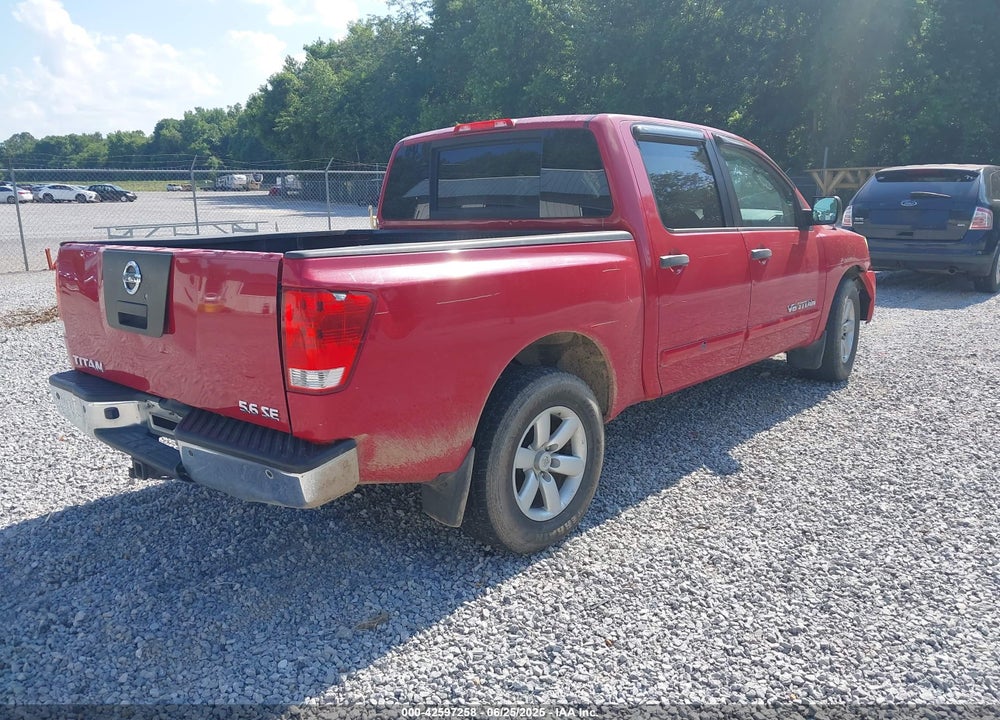 2010 NISSAN TITAN SE VIN: 1N6BA0EK8AN302444