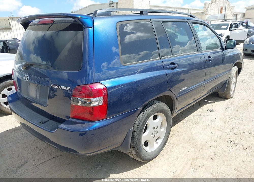 2007 TOYOTA HIGHLANDER LIMITED V6 VIN: JTEEP21A070197861