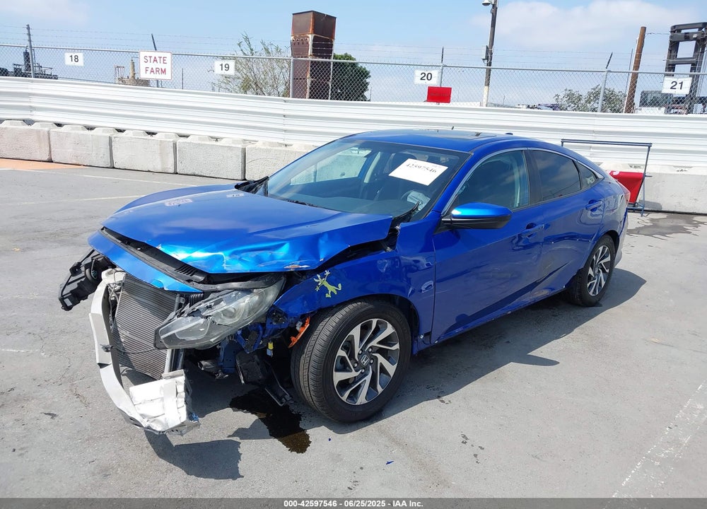 2017 HONDA CIVIC VIN: 2HGFC2F71HH564833