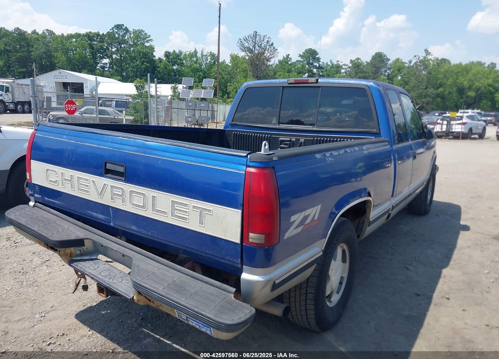 1997 CHEVROLET K1500 FLEETSIDE VIN: 2GCEK19M1V1227026