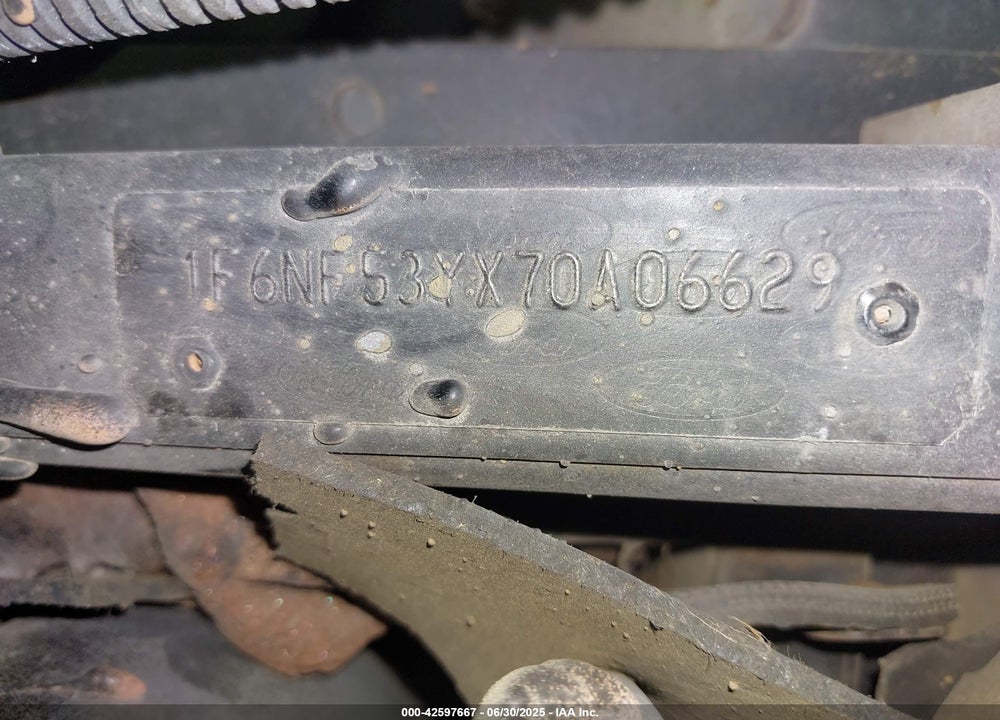 2008 FORD F550 SUPER DUTY STRIPPED CHASS VIN: 1F6NF53YX70A06629