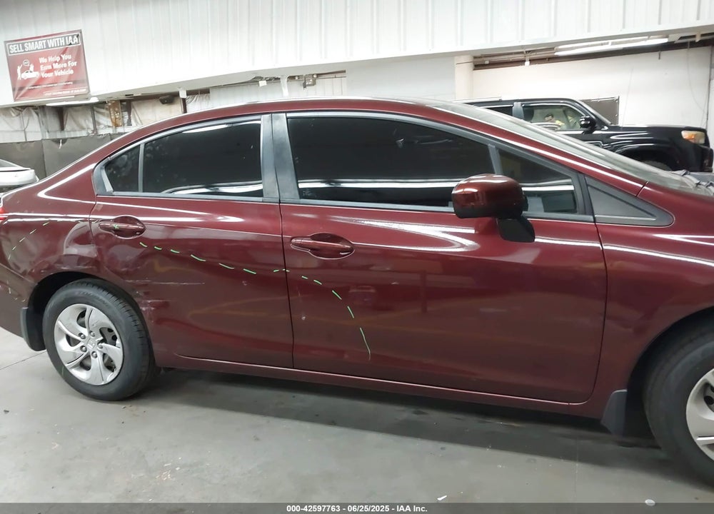 2014 HONDA CIVIC VIN: 19XFB2F54EE075642