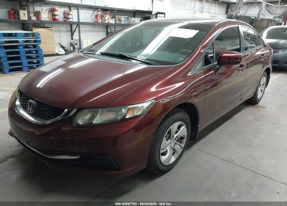 2014 HONDA CIVIC VIN: 19XFB2F54EE075642