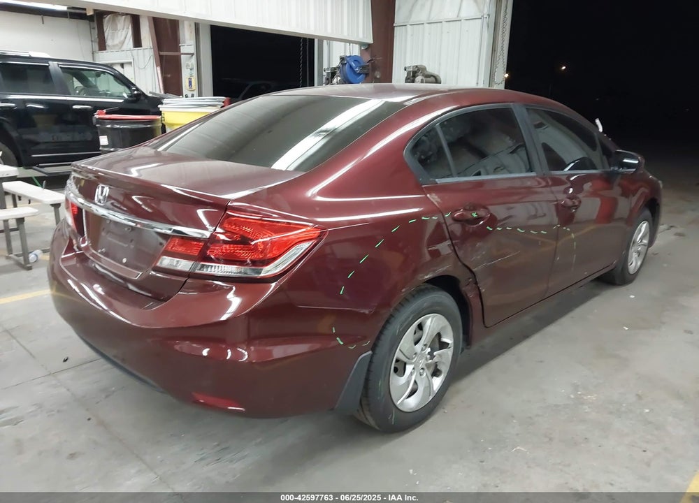 2014 HONDA CIVIC VIN: 19XFB2F54EE075642