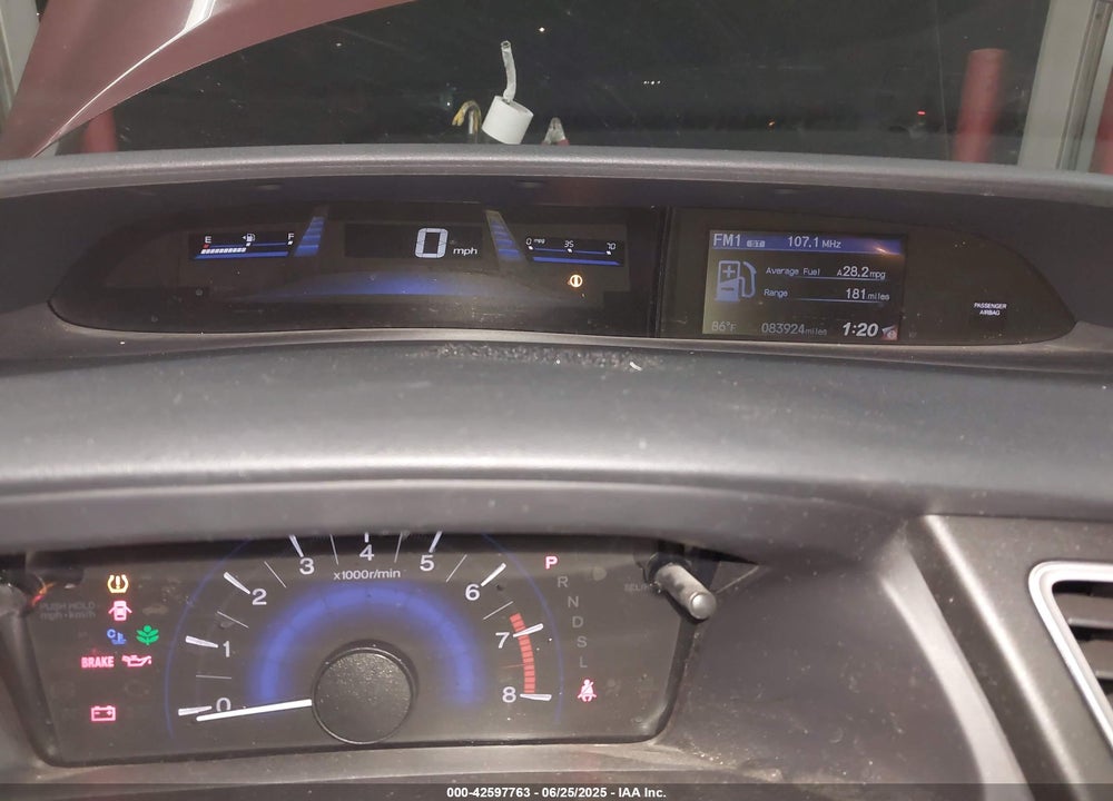 2014 HONDA CIVIC VIN: 19XFB2F54EE075642