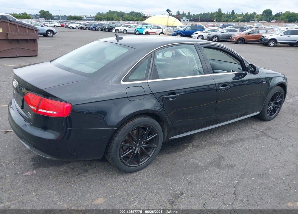 2012 AUDI A4 2.0T PREMIUM VIN: WAUFFAFL1CA034086