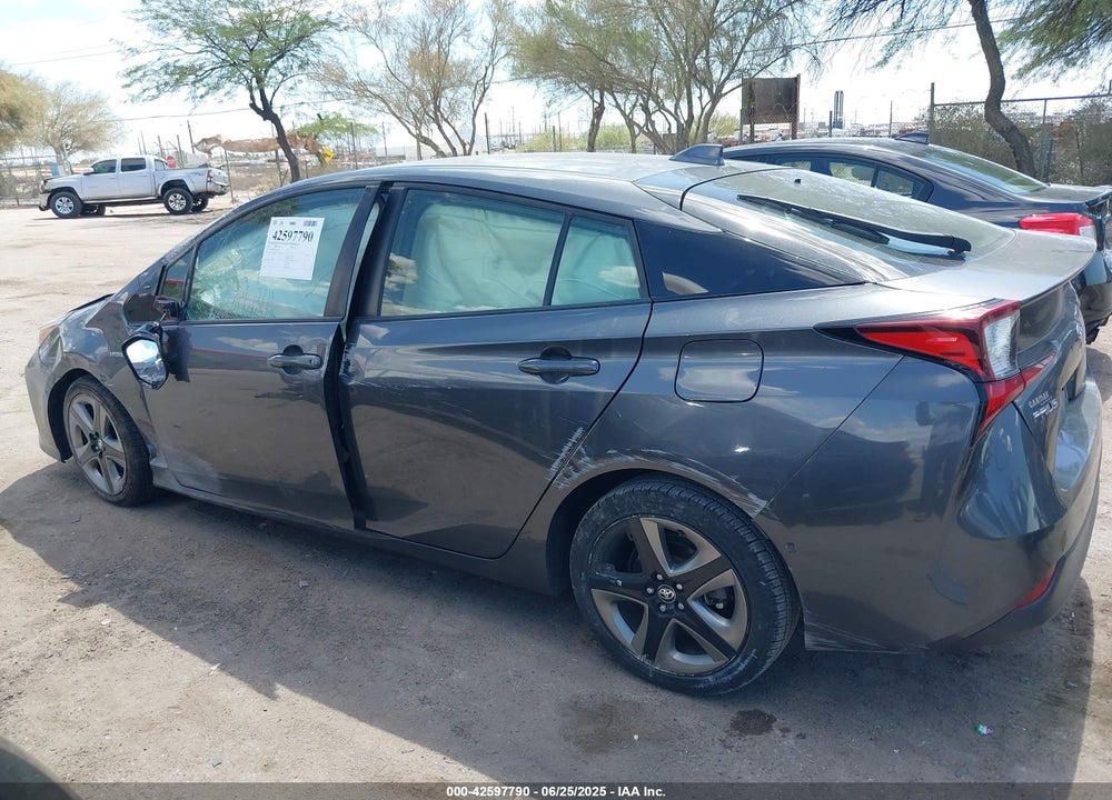 2019 TOYOTA PRIUS VIN: JTDKARFU0K3081233