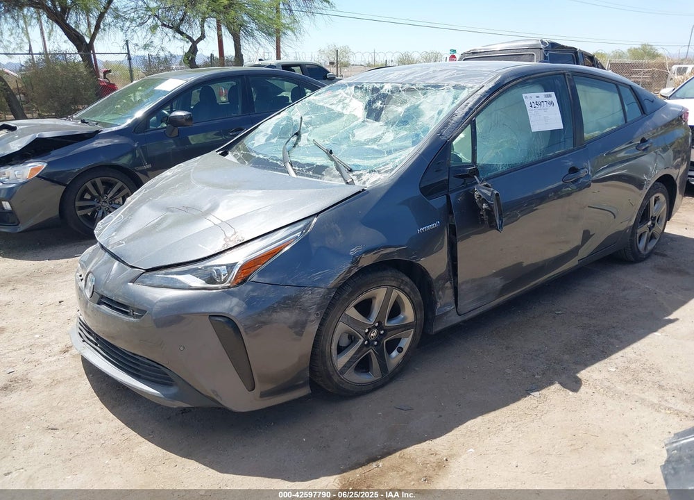 2019 TOYOTA PRIUS VIN: JTDKARFU0K3081233
