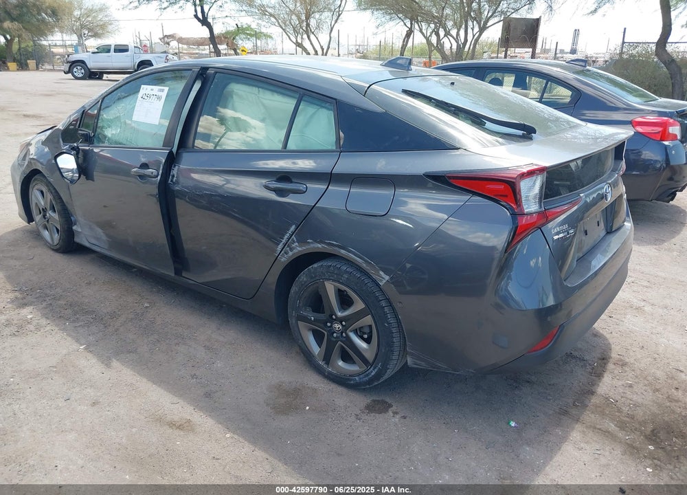 2019 TOYOTA PRIUS VIN: JTDKARFU0K3081233