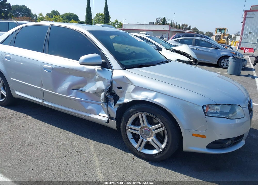 2008 AUDI A4 2.0T VIN: WAUDF78E98A053565