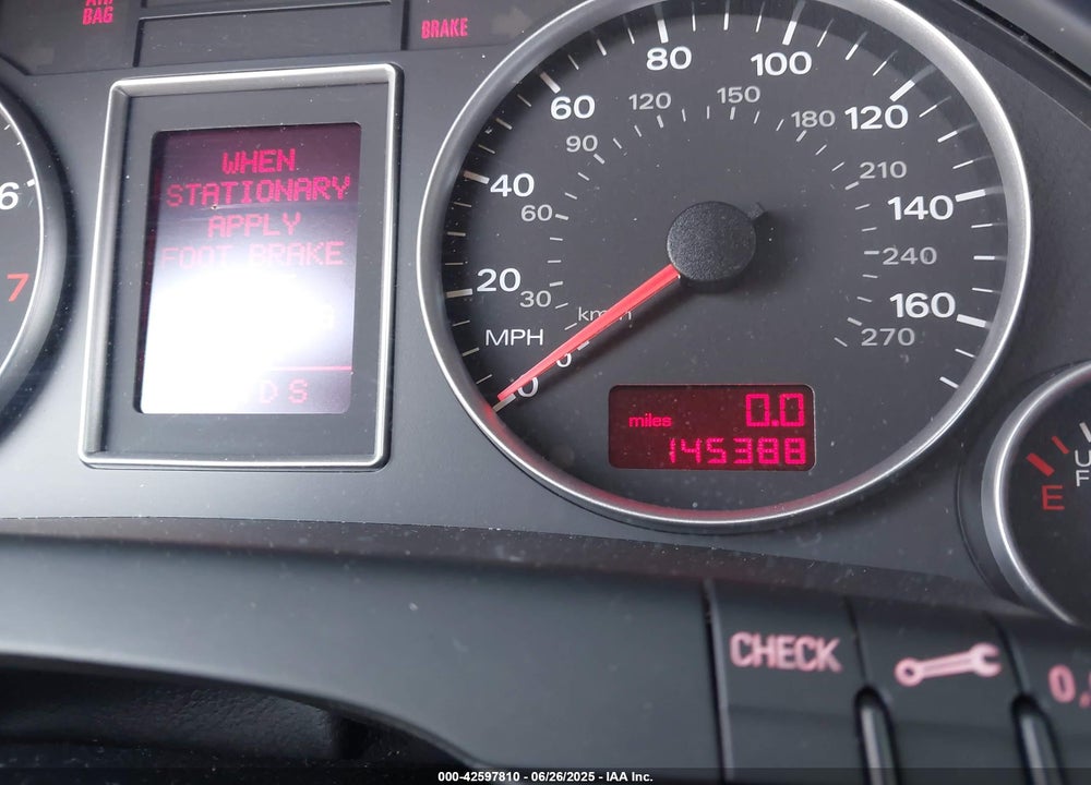 2008 AUDI A4 2.0T VIN: WAUDF78E98A053565