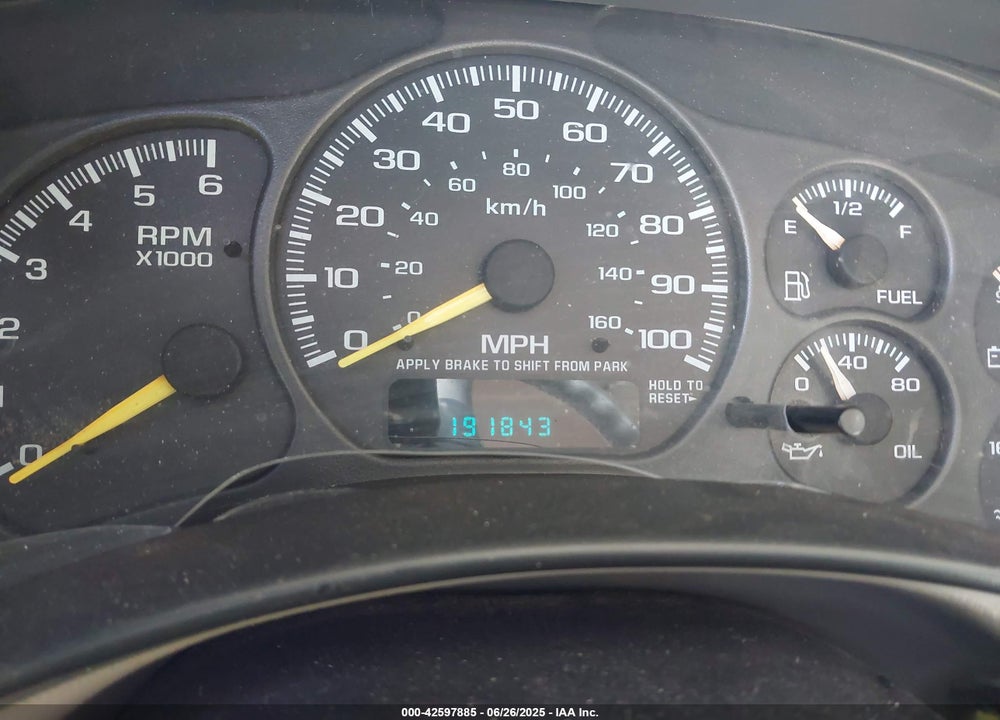 2002 CHEVROLET TAHOE VIN: 1GNEK13Z62J252243