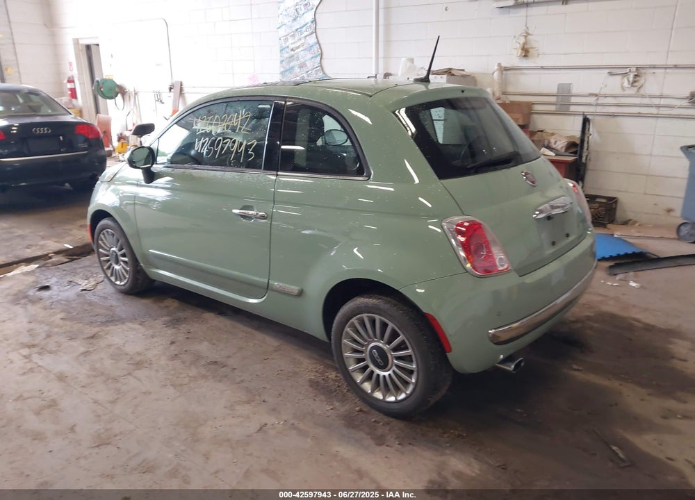 2012 FIAT 500 VIN: 3C3CFFCR8CT377048