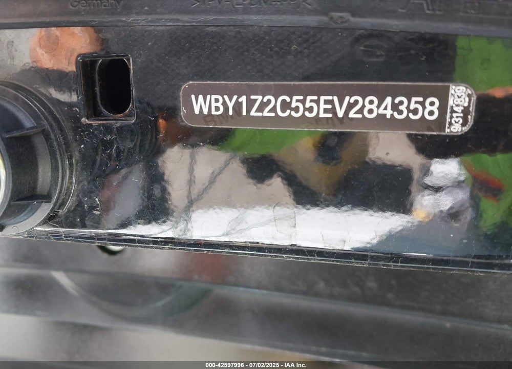 2014 BMW I3 VIN: WBY1Z2C55EV284358
