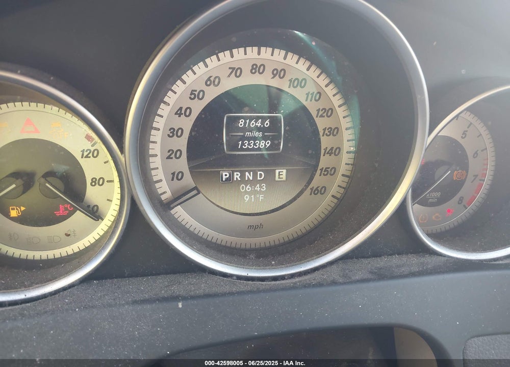 2012 MERCEDES-BENZ C VIN: WDDGJ4HB7CF780885