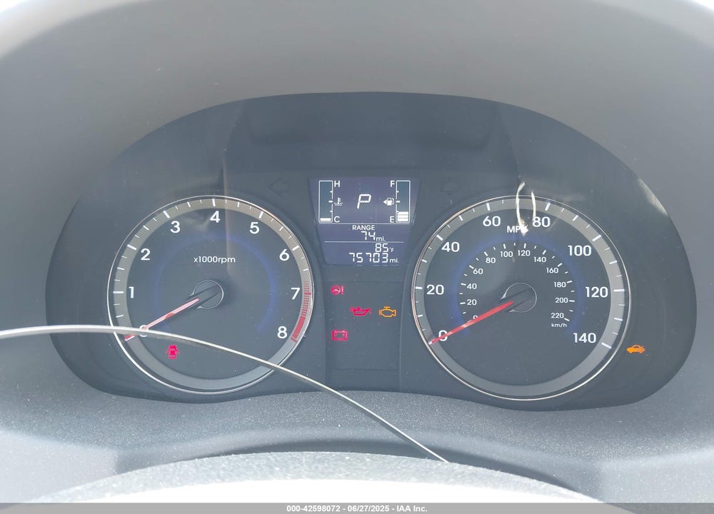 2016 HYUNDAI ACCENT VIN: KMHCT4AE0GU951285
