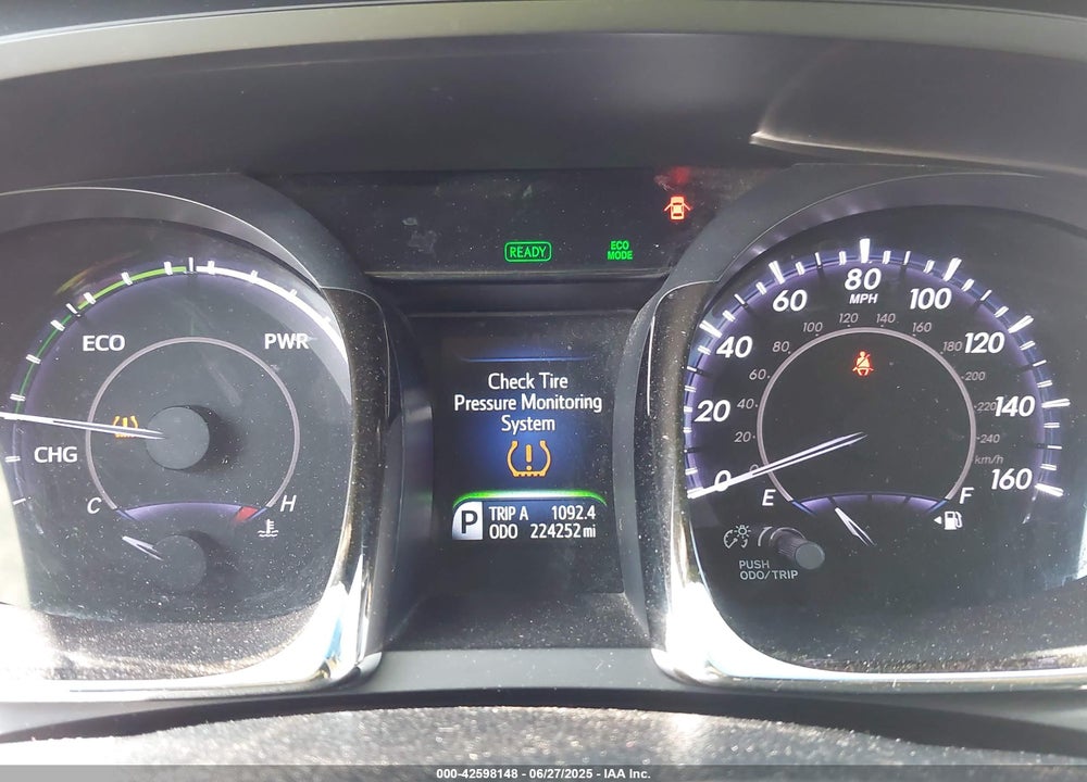 2013 TOYOTA AVALON HYBRID VIN: 4T1BD1EB8DU013795