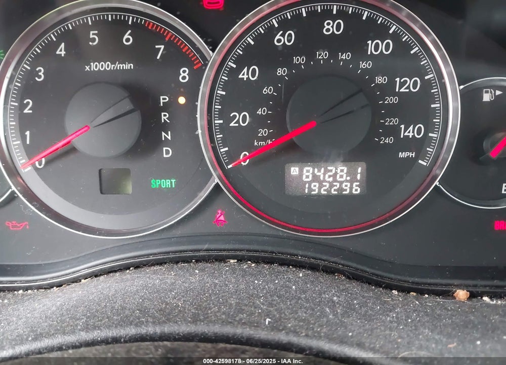2009 SUBARU OUTBACK VIN: 4S4BP61C197347966