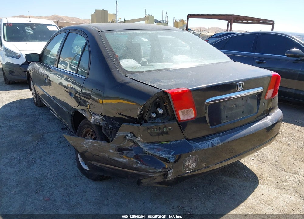 2001 HONDA CIVIC LX VIN: 1HGES16551L024997