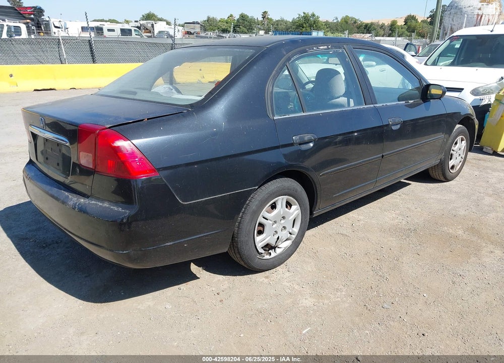 2001 HONDA CIVIC LX VIN: 1HGES16551L024997