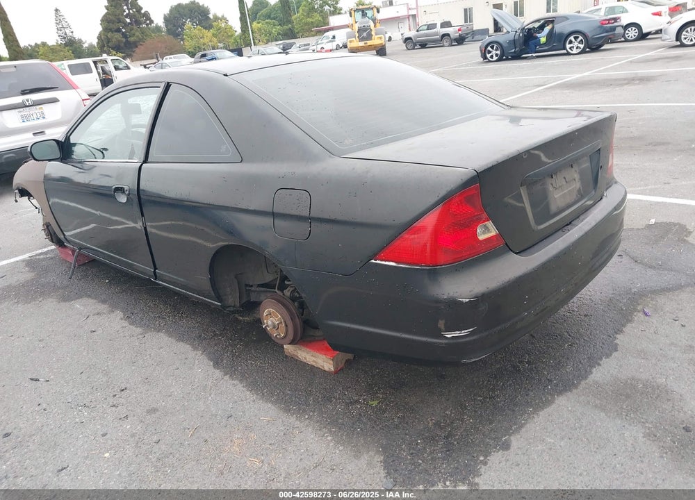 2001 HONDA CIVIC LX VIN: 1HGEM225X1L011569