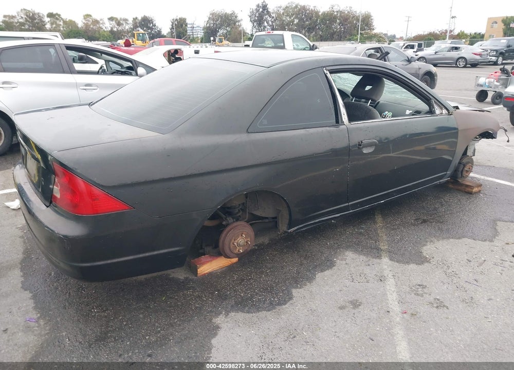 2001 HONDA CIVIC LX VIN: 1HGEM225X1L011569
