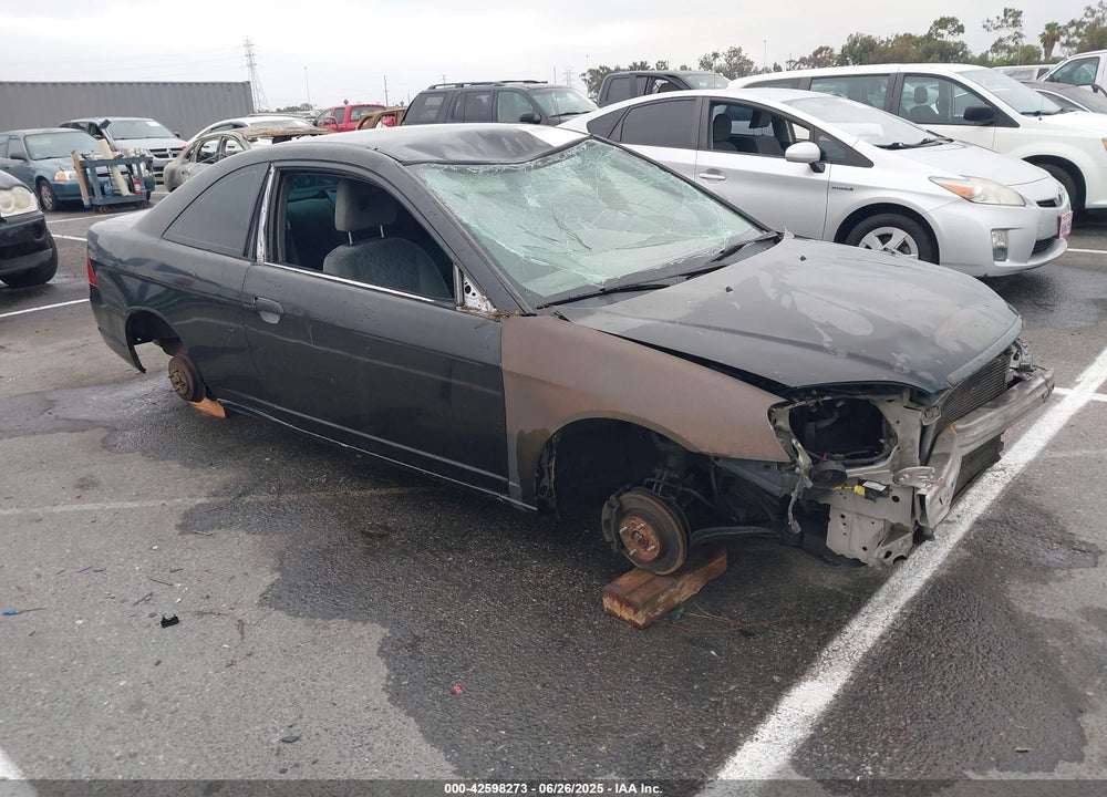2001 HONDA CIVIC LX VIN: 1HGEM225X1L011569