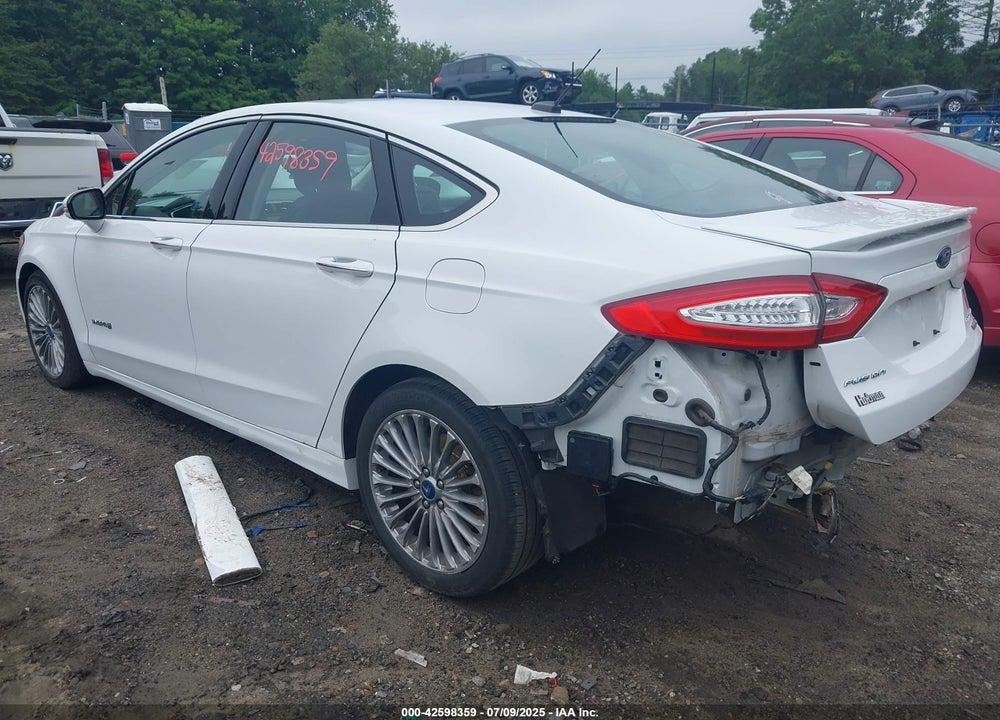 2013 FORD FUSION HYBRID TITANIUM VIN: 3FA6P0RU6DR315585