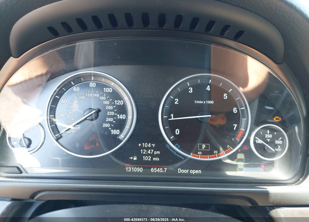 2013 BMW 5 SERIES VIN: WBAFR7C58DC823194