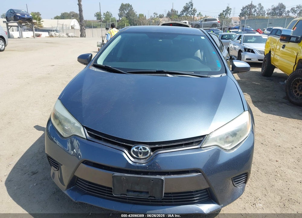 2016 TOYOTA COROLLA LE VIN: 2T1BURHE3GC604269