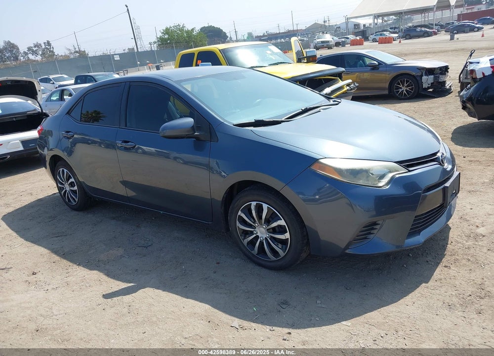 2016 TOYOTA COROLLA LE VIN: 2T1BURHE3GC604269