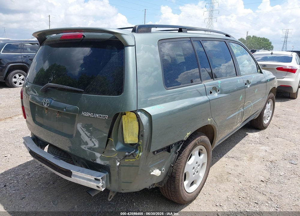 2006 TOYOTA HIGHLANDER VIN: JTEDP21A460104348
