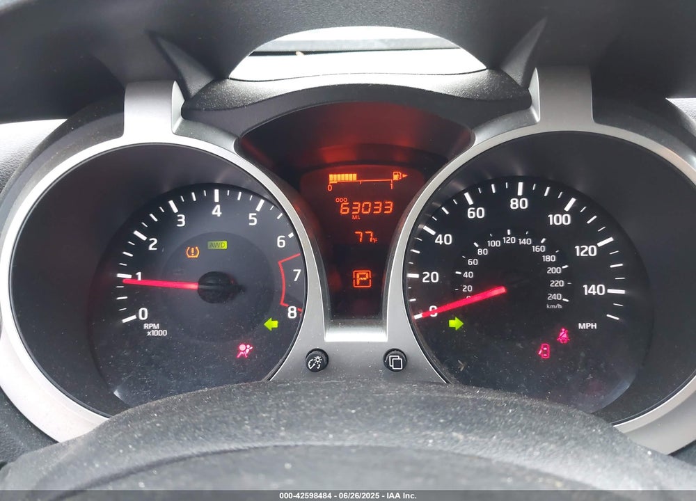 2016 NISSAN JUKE VIN: JN8AF5MV8GT657499