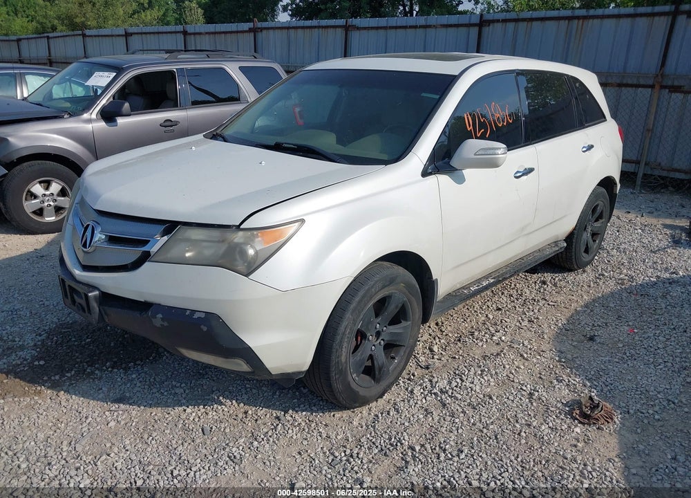 2008 ACURA MDX SPORT PACKAGE VIN: 2HNYD28598H505684
