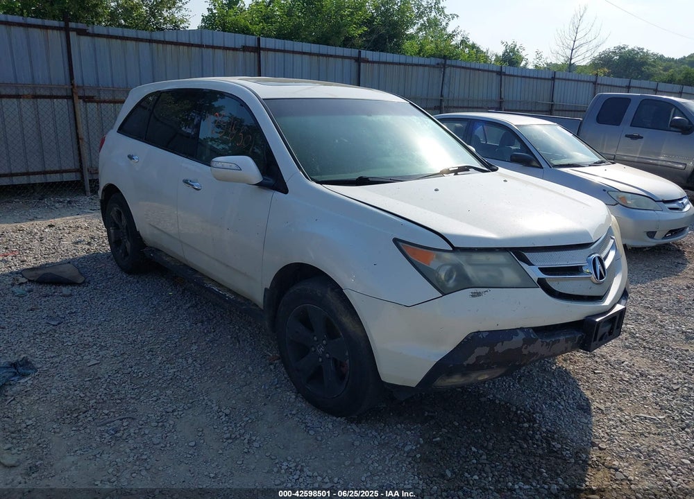 2008 ACURA MDX SPORT PACKAGE VIN: 2HNYD28598H505684