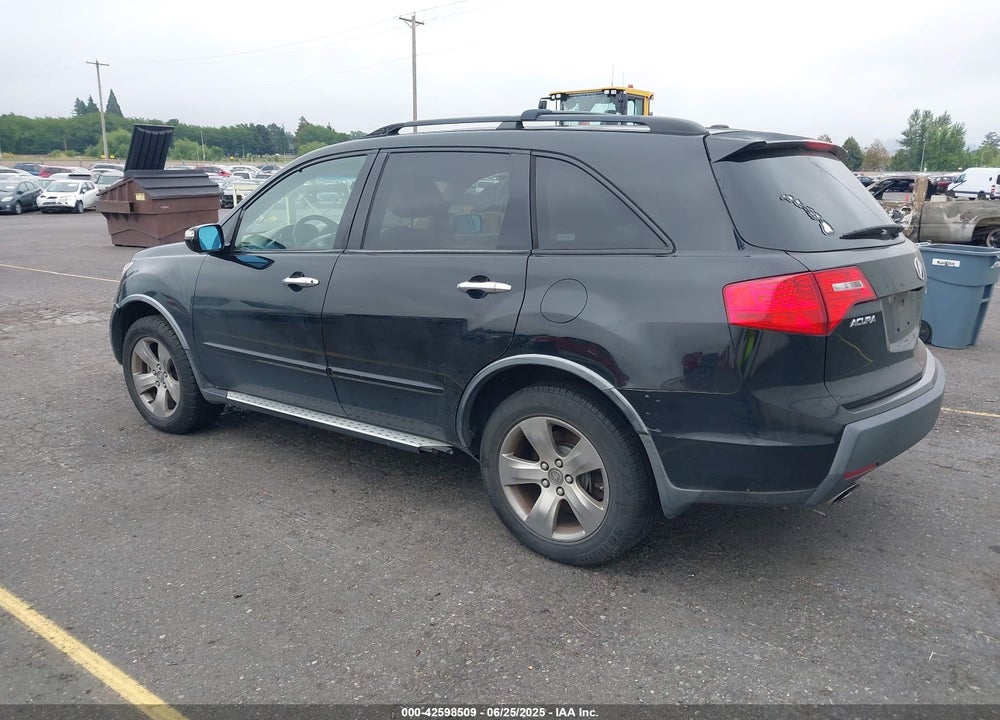 2007 ACURA MDX SPORT PACKAGE VIN: 2HNYD28507H526311