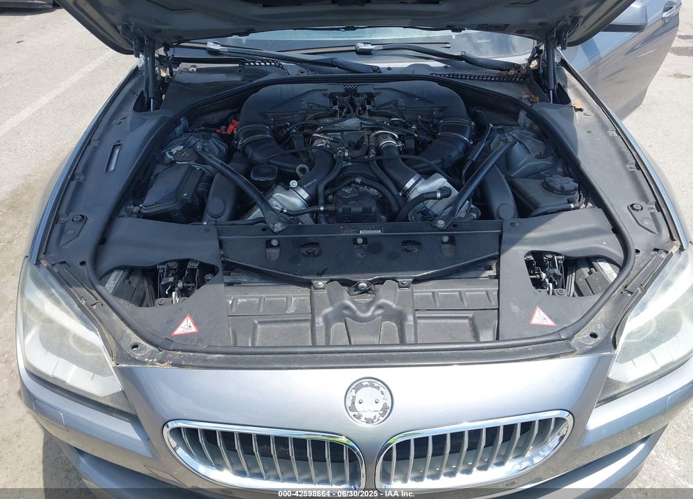2012 BMW 6 SERIES VIN: WBALX3C53CDV77875