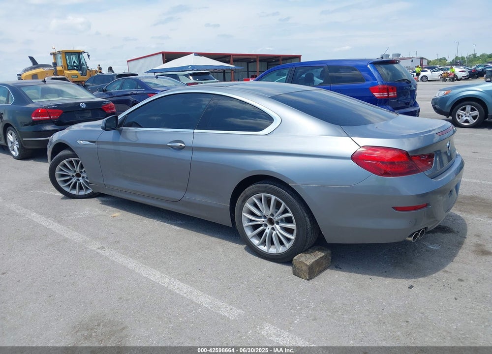 2012 BMW 6 SERIES VIN: WBALX3C53CDV77875