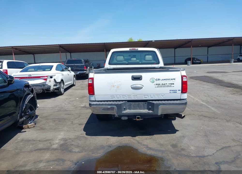 2011 FORD F-250 VIN: 1FTBF2A62BEA59921