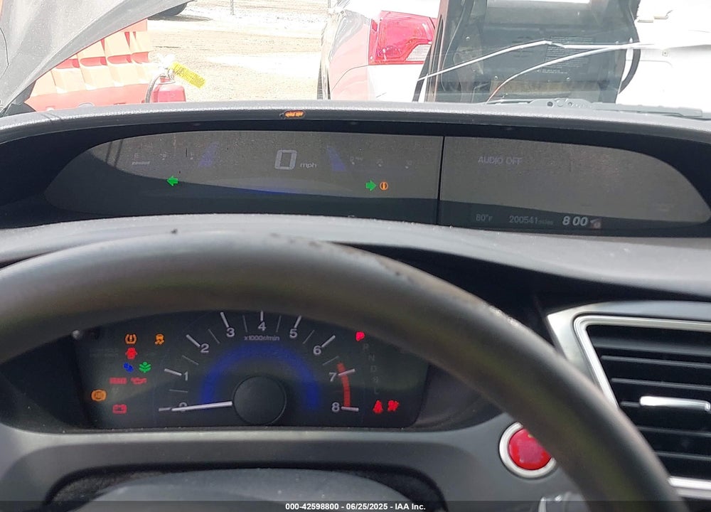 2014 HONDA CIVIC VIN: 2HGFB2F87EH526790
