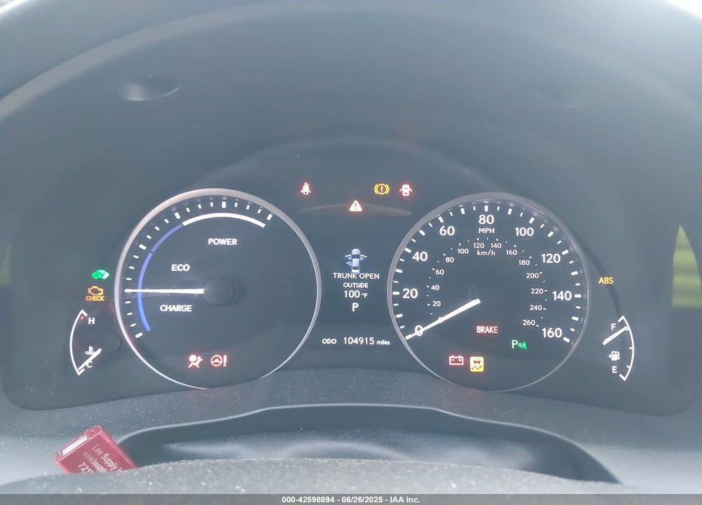 2014 LEXUS ES300H VIN: JTHBW1GG6E2044417