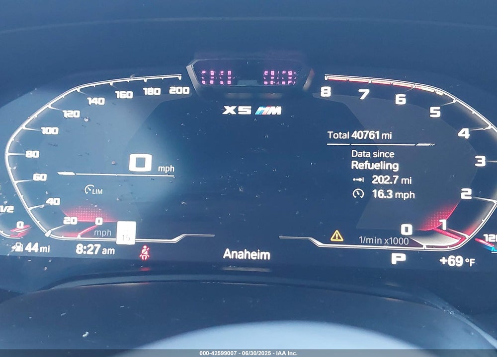 2022 BMW X5 M VIN: 5YMJU0C02N9K54694