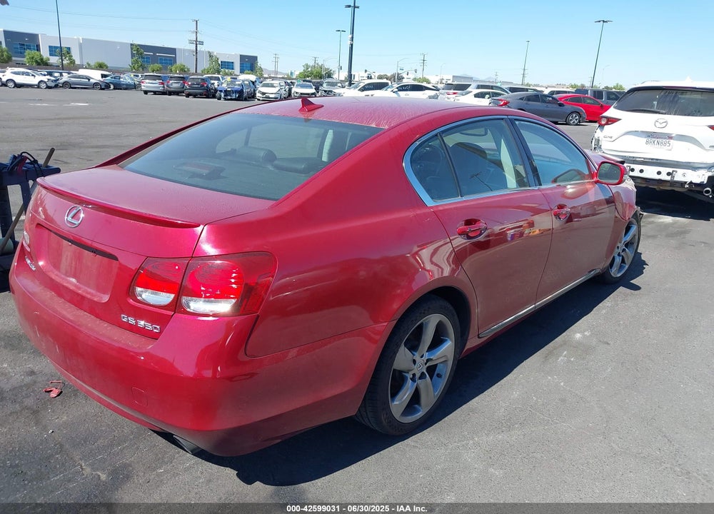 2010 LEXUS GS350 VIN: JTHBE1KS8A0048571
