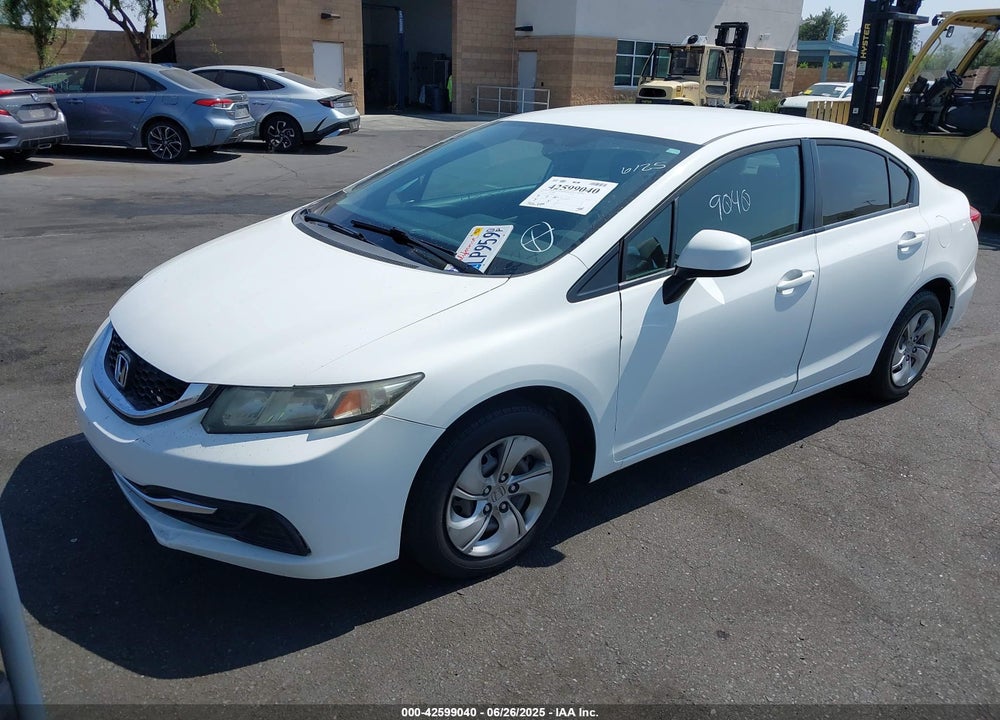 2013 HONDA CIVIC LX VIN: 19XFB2F55DE266467