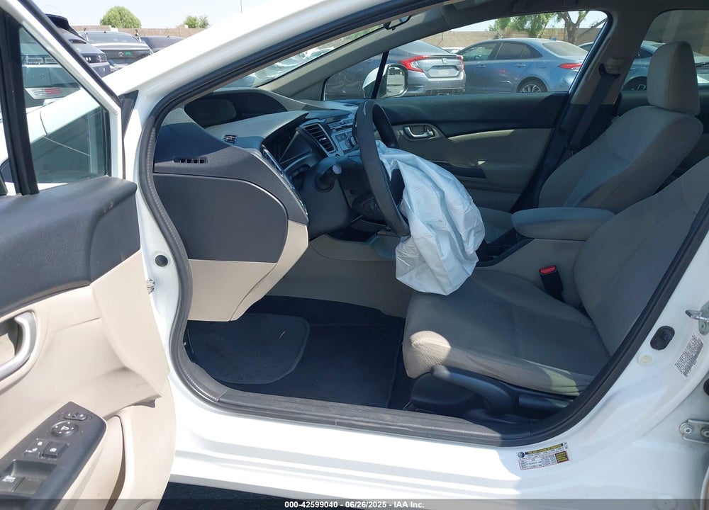 2013 HONDA CIVIC LX VIN: 19XFB2F55DE266467